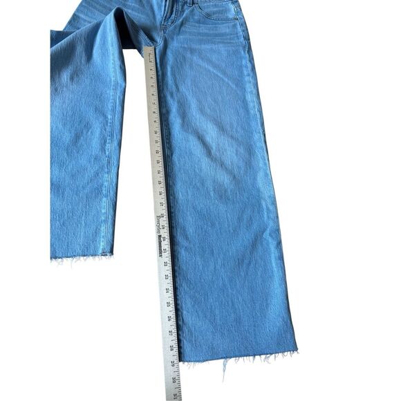 Madewell The Perfect Vintage Mid-Rise Wide-Leg Jeans Size 28 Light Blue Wash - Picture 8 of 11